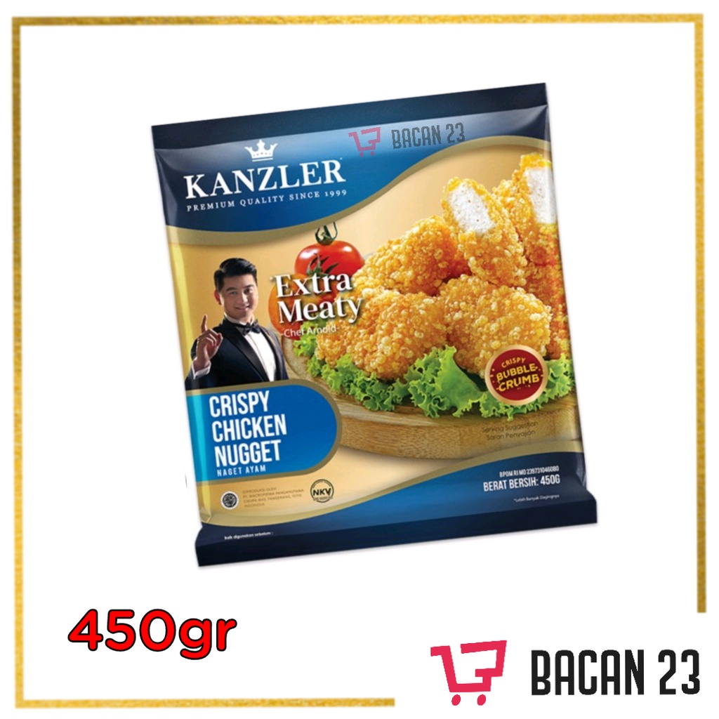 Kanzler Crispy Chicken Nugget ( 450gr ) / Kanzler Nugget / Nugget Ayam