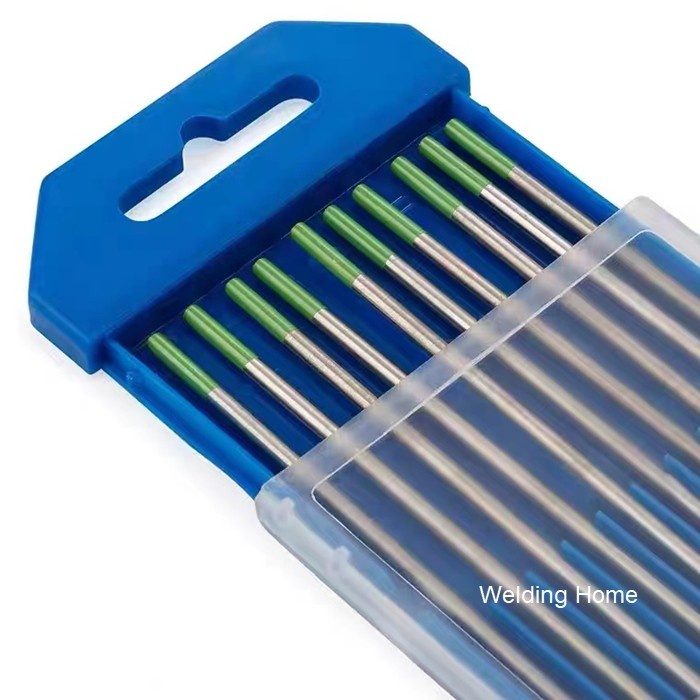 10 PCS Tig Argon Tungsten Electrode Hijau 1.6mm 2.4mm ×150mm Aluminium Green-2