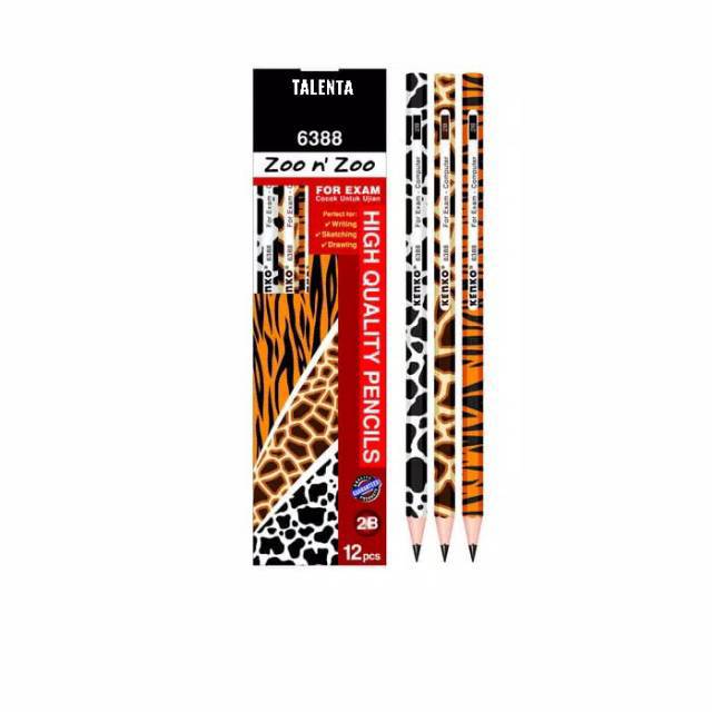 Pensil KENKO 6388 2B Zoo Grosir 1 Lusin