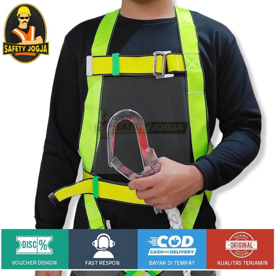 FULL BODY HARNESS SINGLE BIG HOOK PLUS TALI DADA GOSAVE FASTEN