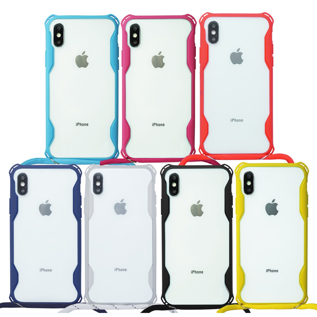 CaseSeller - iPh 6G| 6G+| 7G+/ 8G+| XR| XS Max| X/ XS Hardcase Acrylic + Tali