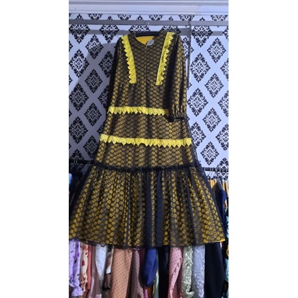 gamis full burkat import by papermea ori