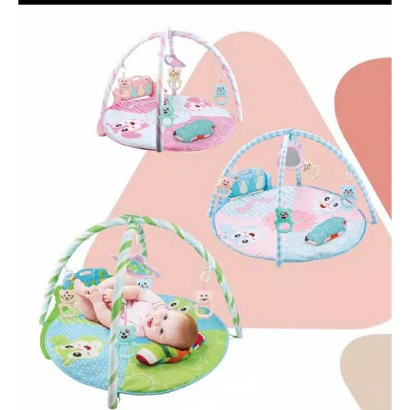 TOY KID Baby Gym Circle Piano Playgym Musical Bulat Zavanese