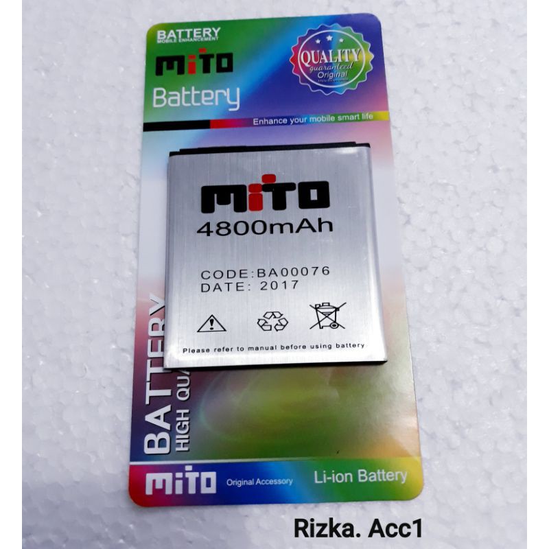 Baterai Batre Mito A60 BA00076 Original Battery Hp