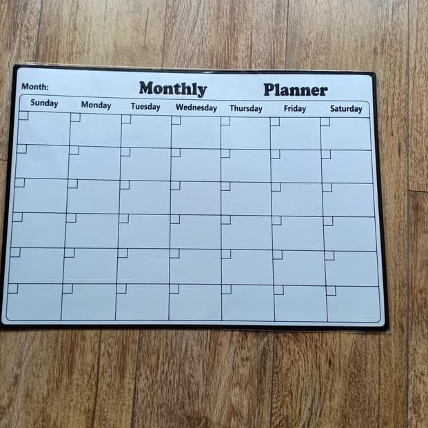 

è Trend >>>> monthly planner magnetic sheet A3 kertas magnet sheet jadwal