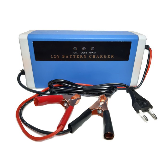 Accu Charger Portable 10A-12V Cas Aki Motor Mobil