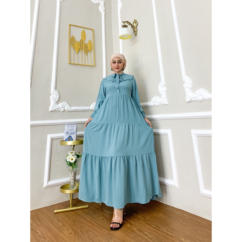 DRESS ASYIMI / Gamis wanita murah  / Dress Muslim wanita / Maxy dress muslim/ Gamis Wanita busui friendly / Gamis Wanita crinkle/ Gamis murah /  Dress wanita muslim/ Dress wanita LD105