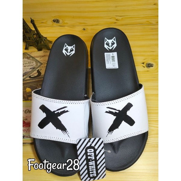 SANDAL SLIDE GEN X BLACK / SANDAL SELOP VANS X BLACK GRADE ORI