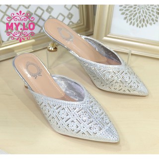 SANDAL PESTA  HEEL SELOP  KEBAYA  WEDDING IMPORT MYLO MS5A68 