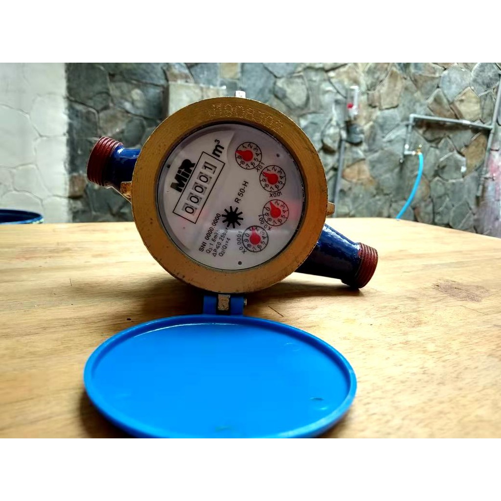 Meteran Air Besi Water Meter Besi SNI Untuk PDAM 1/2 inch