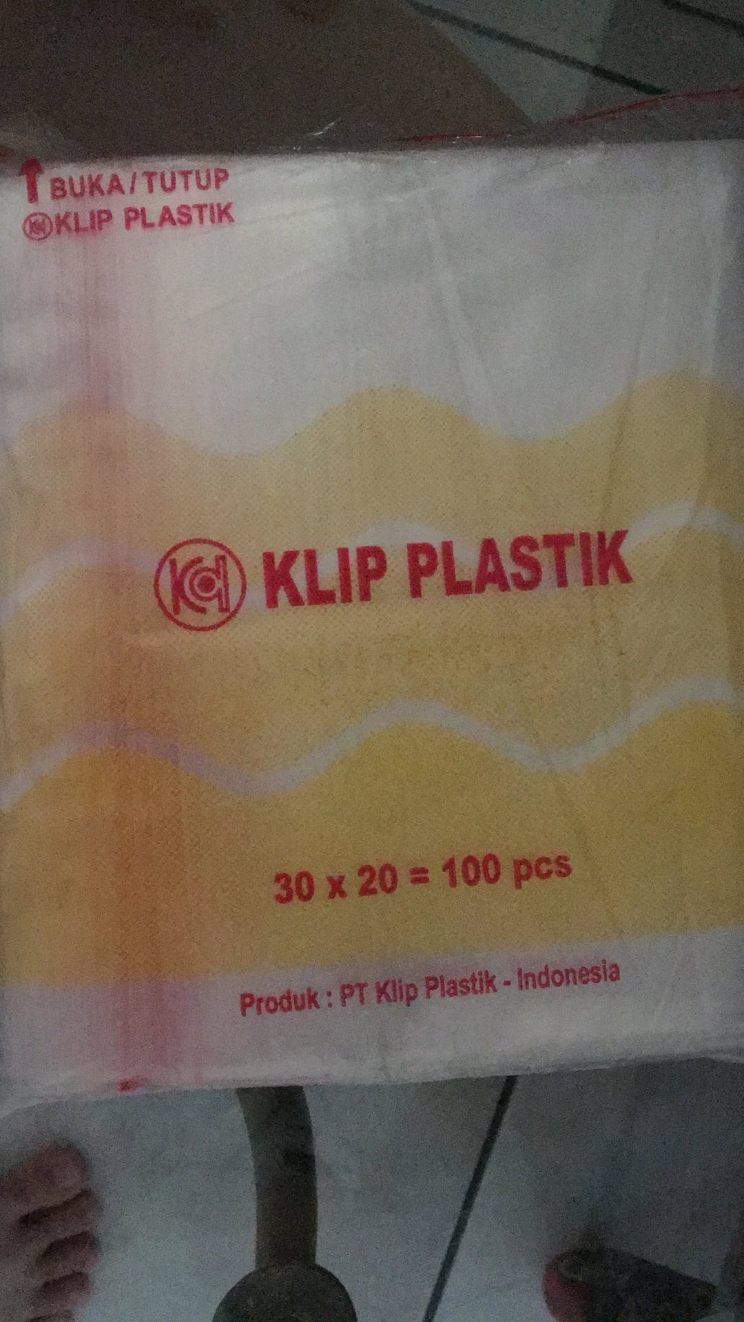 Plastik Klip Atau Ziplock Ukuran 30x20 Cm Atau 20x30 Cm
