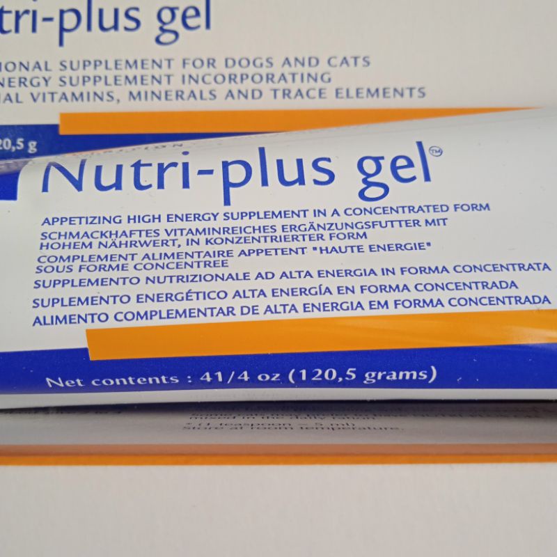 Nutriplus Gel 120gr - Nutri plus Gel Suplemen Vitamin Kucing Anjing