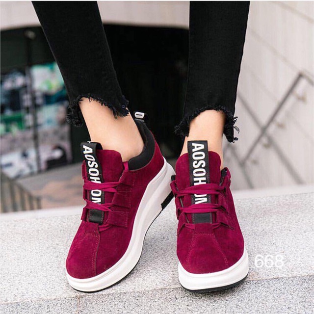 Sneakers r668 sepatu wanita import