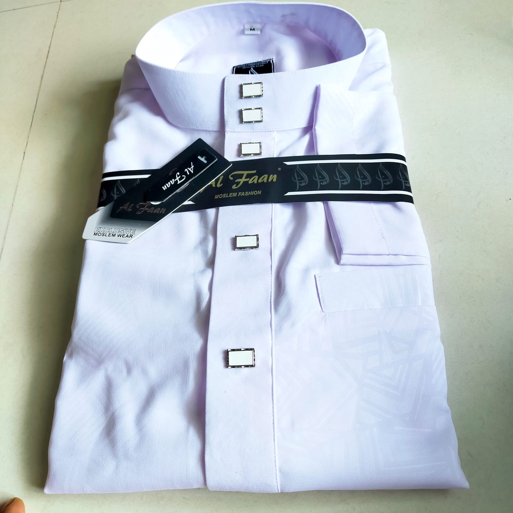 Jubah Gamis Pria Oblong Jubah muslim Gamis Pria Motif Emboss-5