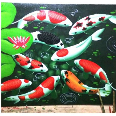 Lukisan Ikan Koi Shopee Indonesia