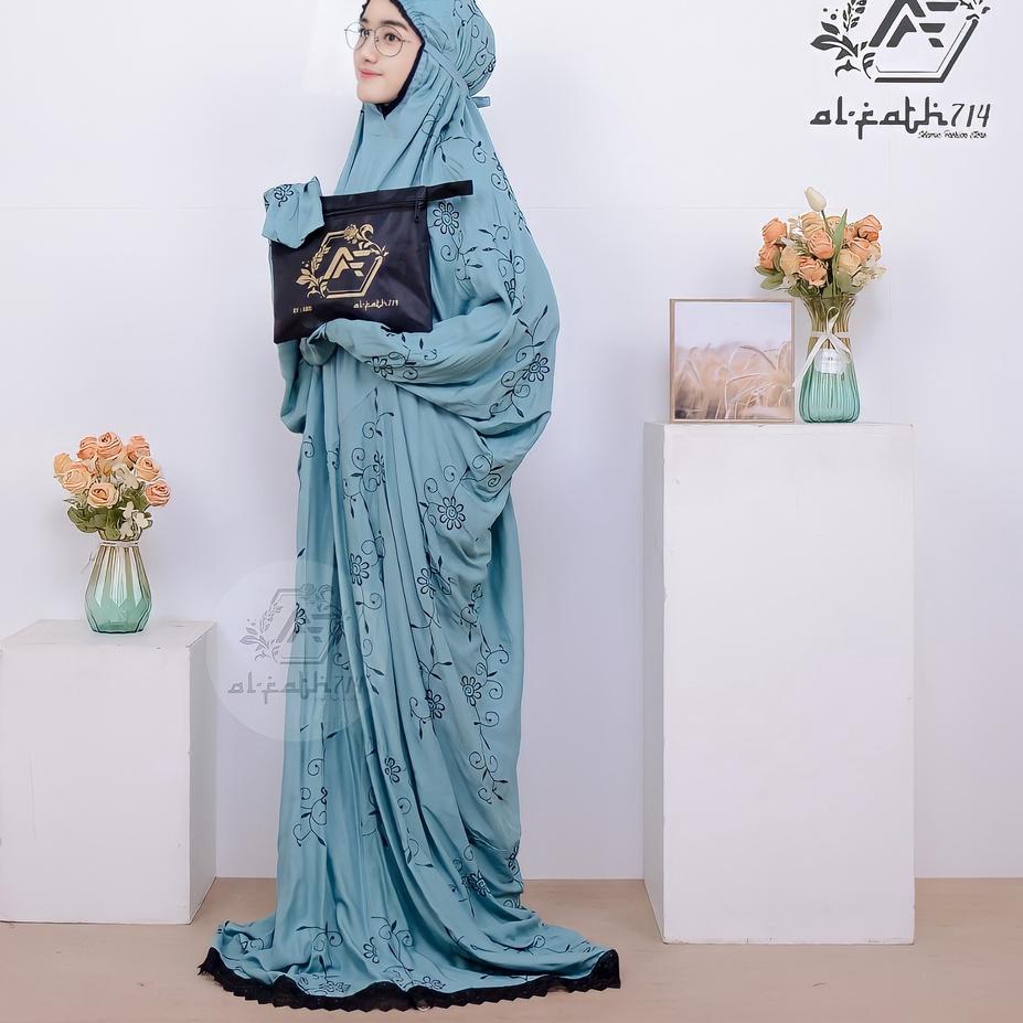 More Info Here--Mukena terusan dewasa jumbo bordir gracella mukena terusan rayon mukena lajuran dewa