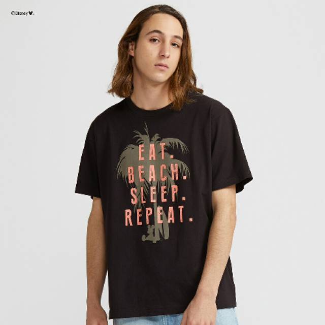Kaos UT Uniqlo edisi mickey aloha