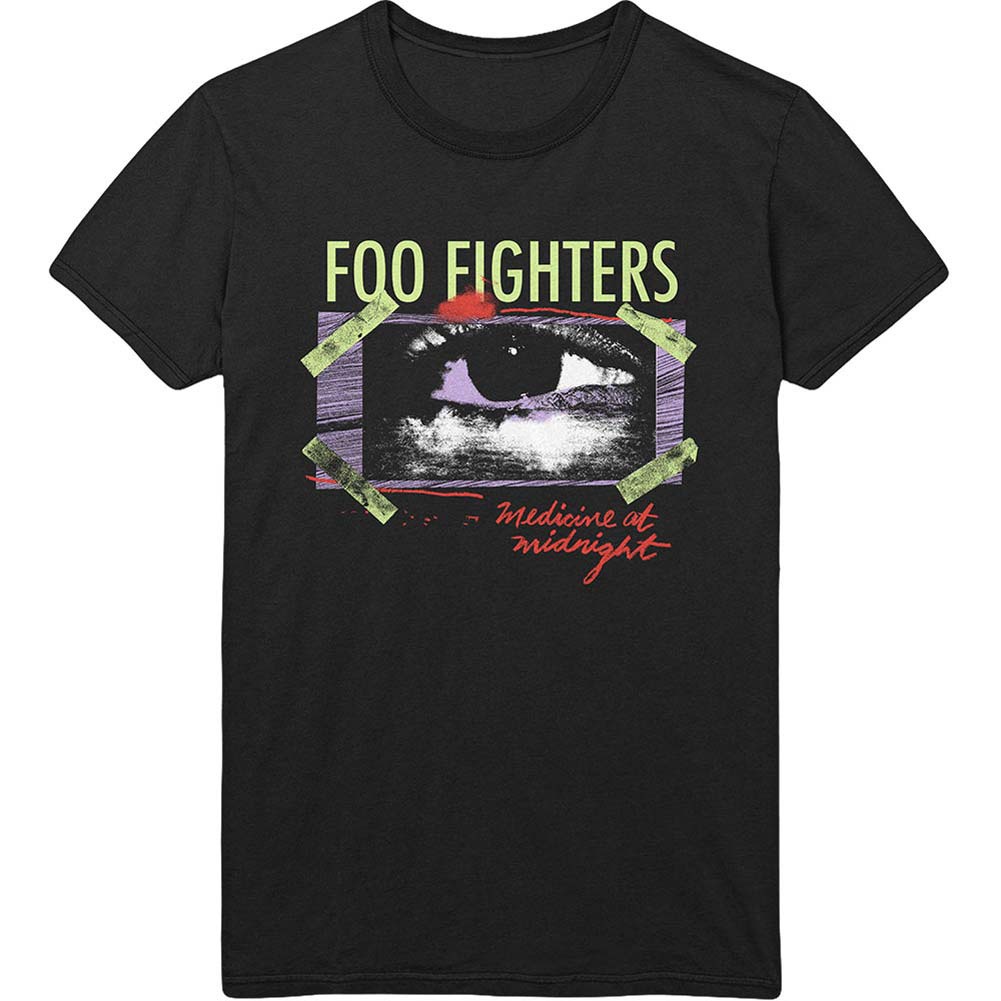 Kaos Band FOO FIGHTERS Medicine At Midnight Taped Official Merchandise T-Shirt - Kaos Dewasa - Kaos 