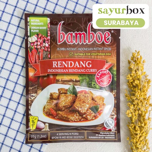 

Bamboe Bumbu Rendang 35 gram (Sayurbox) - SURABAYA