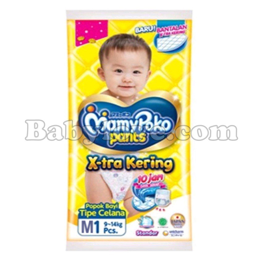 Mamypoko Pants X-tra Kering S M L XL XXL Pants X-tra Renceng Isi 10 pcs Ukuran S1 M1 L1 XL1 XXL1