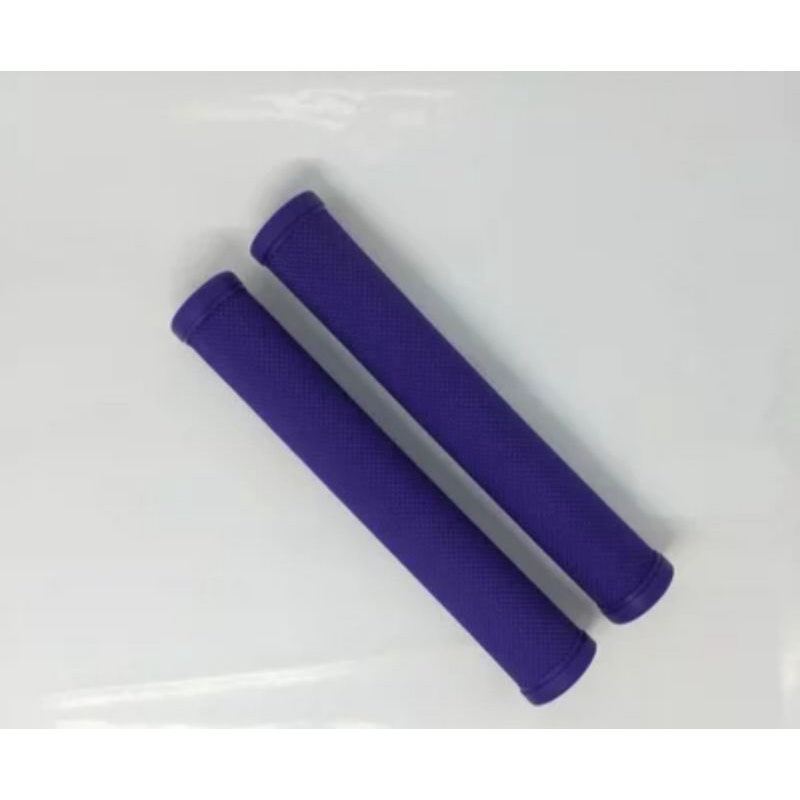 Handgrip sepeda fixie bahan silikon warna ungu