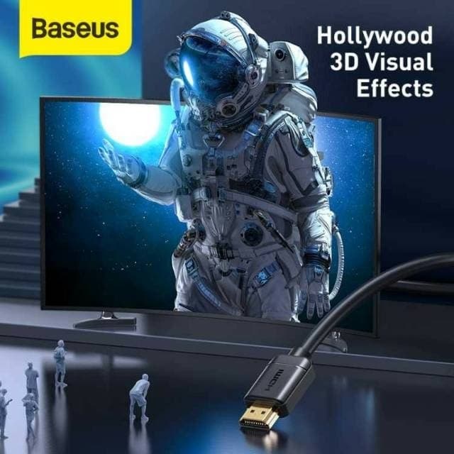 BASEUS Kabel HDMI to HDMI Male Upgrade HDMI V 2.0 4K, 3D Visual Effect