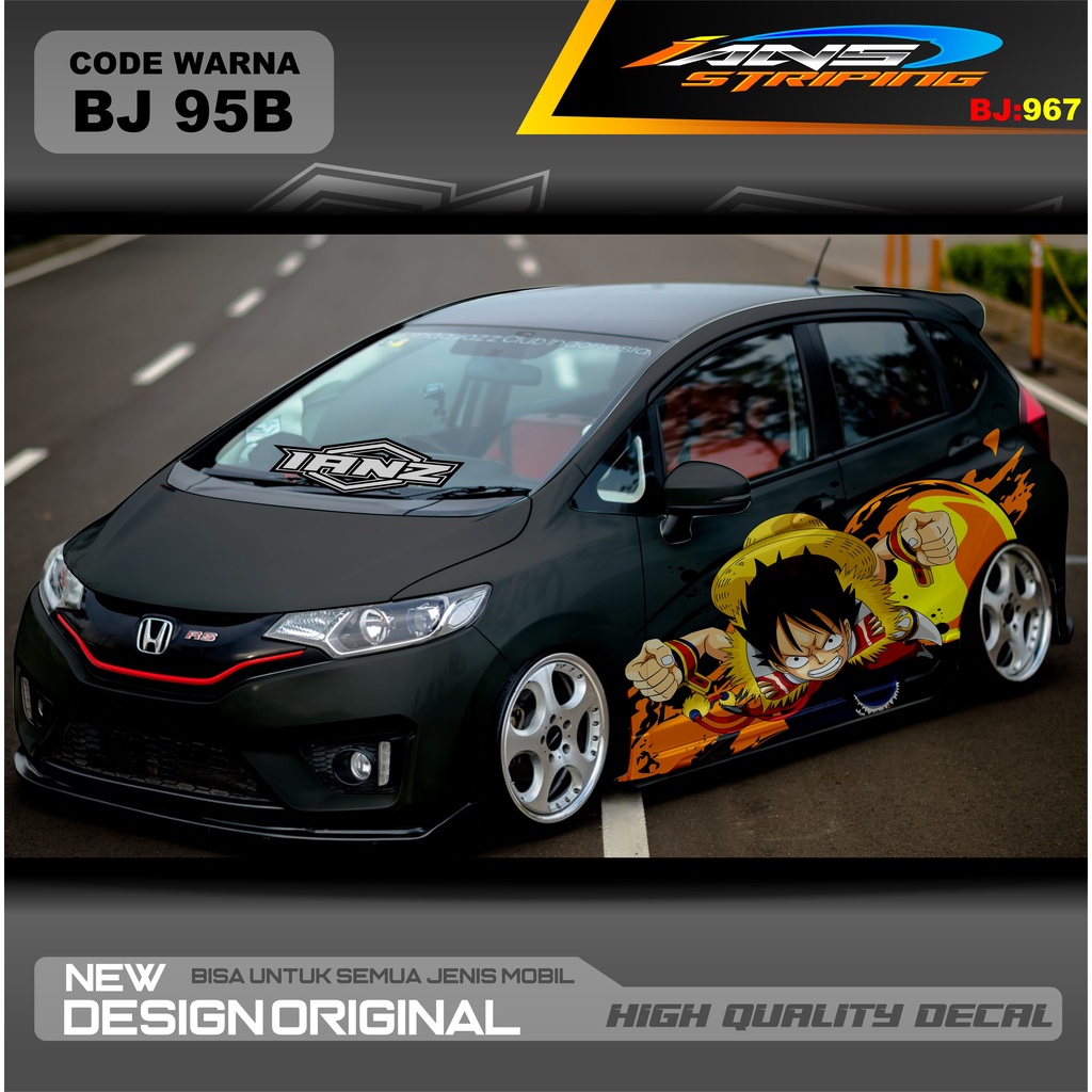 STICKER VARIASI MOBIL JAZZ / STIKER MOBIL BRIO / DECAL STIKER MOBIL SWIFT / STIKER MOBIL TOYOTA / STIKER YARIS AYLA