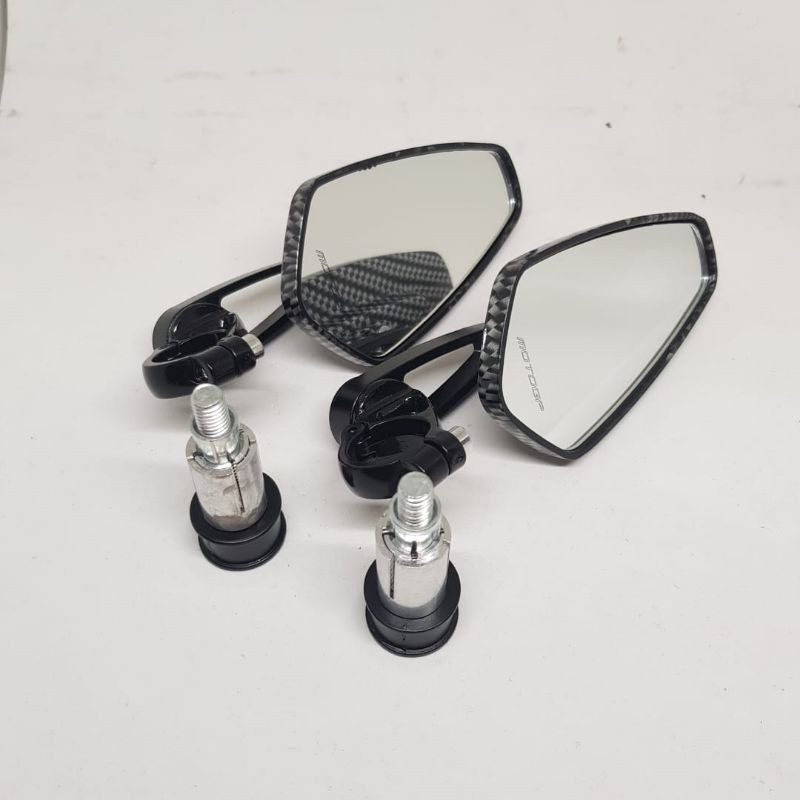 spion jalu oval carbone universal untuk semua motor