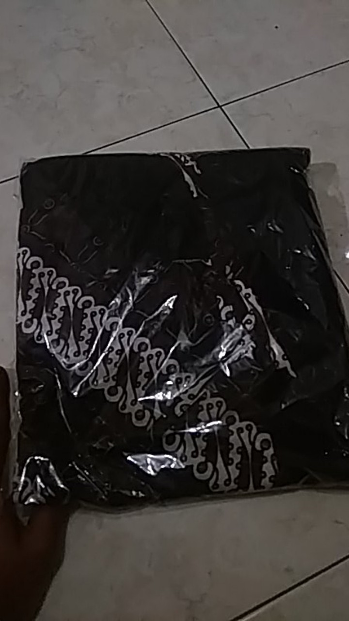 Tey-17 Batik Wanita Asj Sa Hrb026 Kenongo Kemeja Tosca Pendek