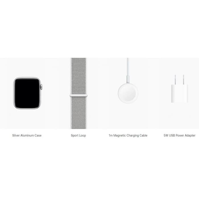 silver aluminum case seashell sport loop