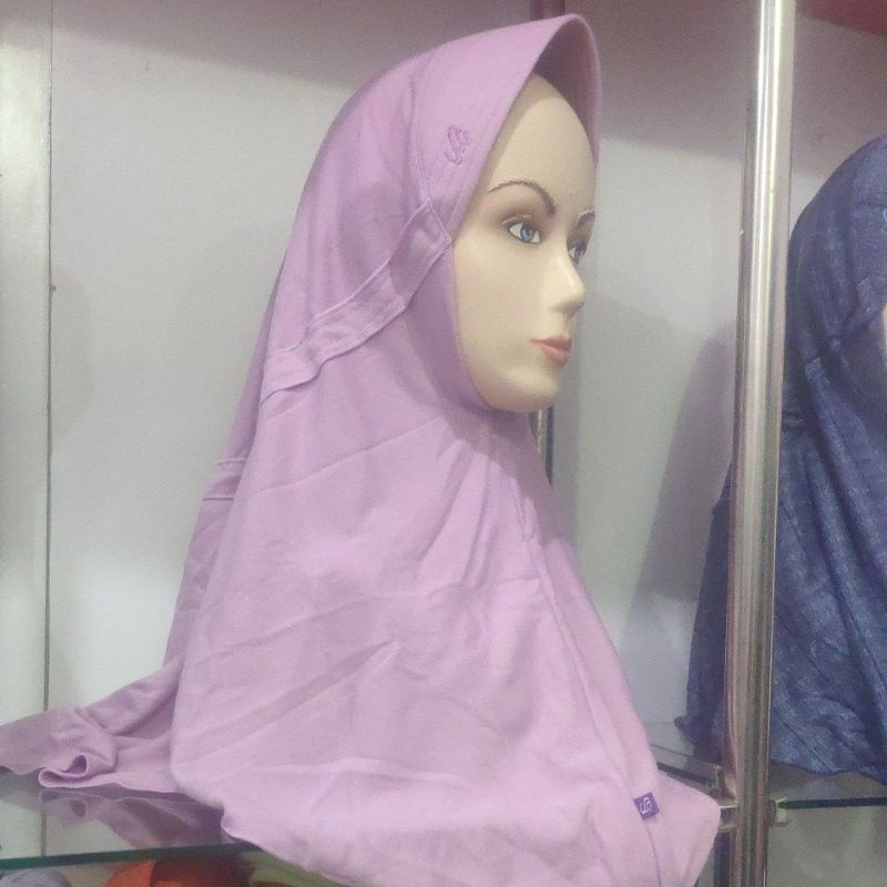jilbab Rabbani Asli Innova LX Kerudung Sekolah size S M L-Ungu muda 959