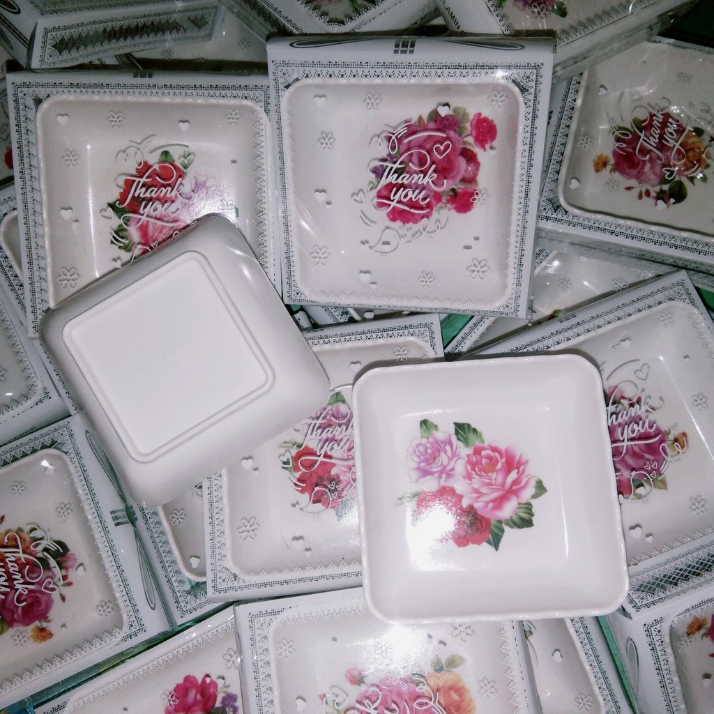 SOUVENIR MANGKOK MELAMIN KOTAK KEMAS MIKA SOUVENIR PERNIKAHAN MANGKOK SAMBAL