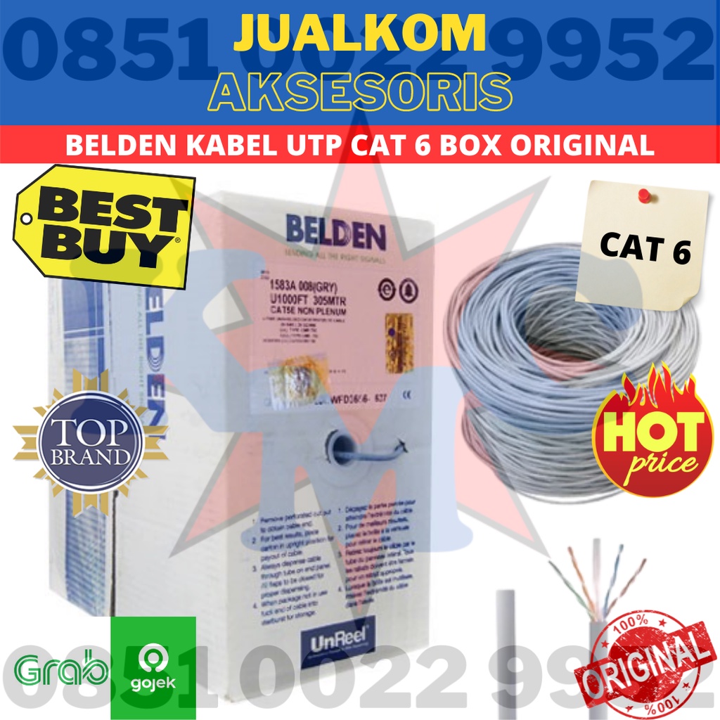 BELDEN KABEL UTP CAT6 KABEL LAN CAT 6