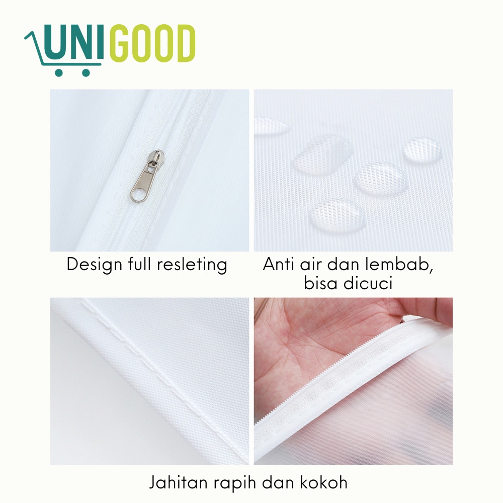 UNIGOOD - Anti-Dust Clothing Cover Sarung Plastik Pelindung Baju Anti Dust Debu Anti Air