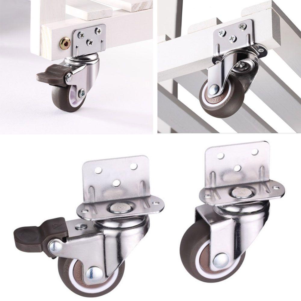 Roda Casters Furniture Nanas Meja Kerja Untuk Trolley Baby Moving Chair Boks Swivel Caster