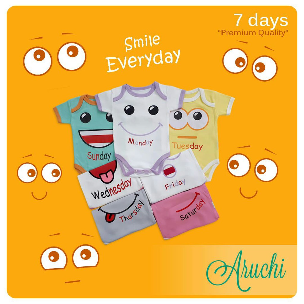 PROMO HABISIN BARANG 1 PCS JUMPER ARUCHI 7 DAY boy &amp; girl Series 1 PCS SNI