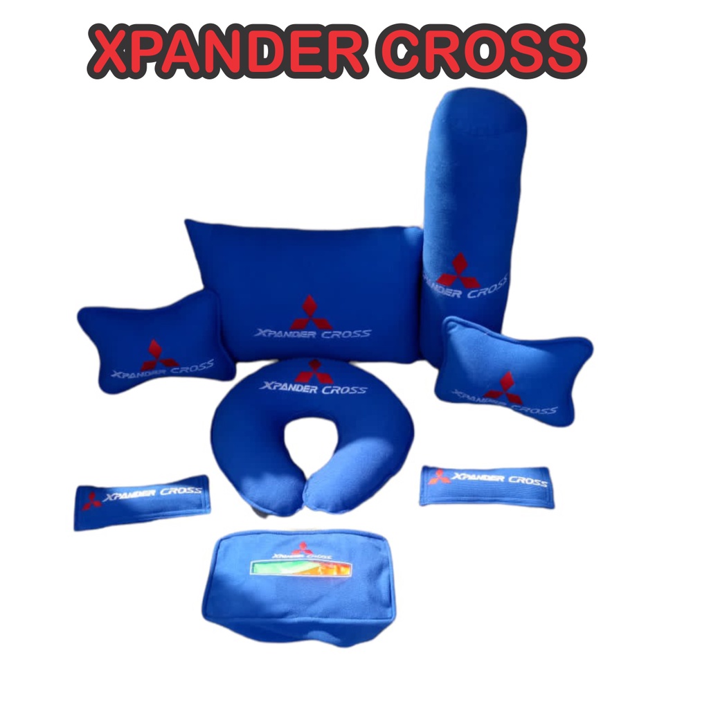 XPANDER CROSS BANTAL LEHER MOBIL AKSESORIS MOBIL INTERIOR SANDARAN JOK MOBIL