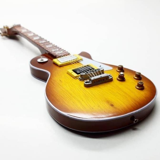 Buruan Serbu] Miniatur Gitar Les Paul Miniatur Gitar Gibson Les Paul Pajangan Gitar