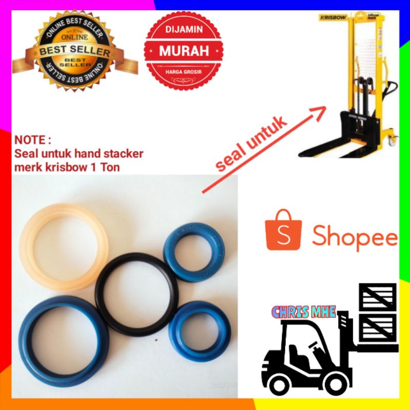Jual seal set hand stacker krisbow 1ton / oil set / pallet / hand lift