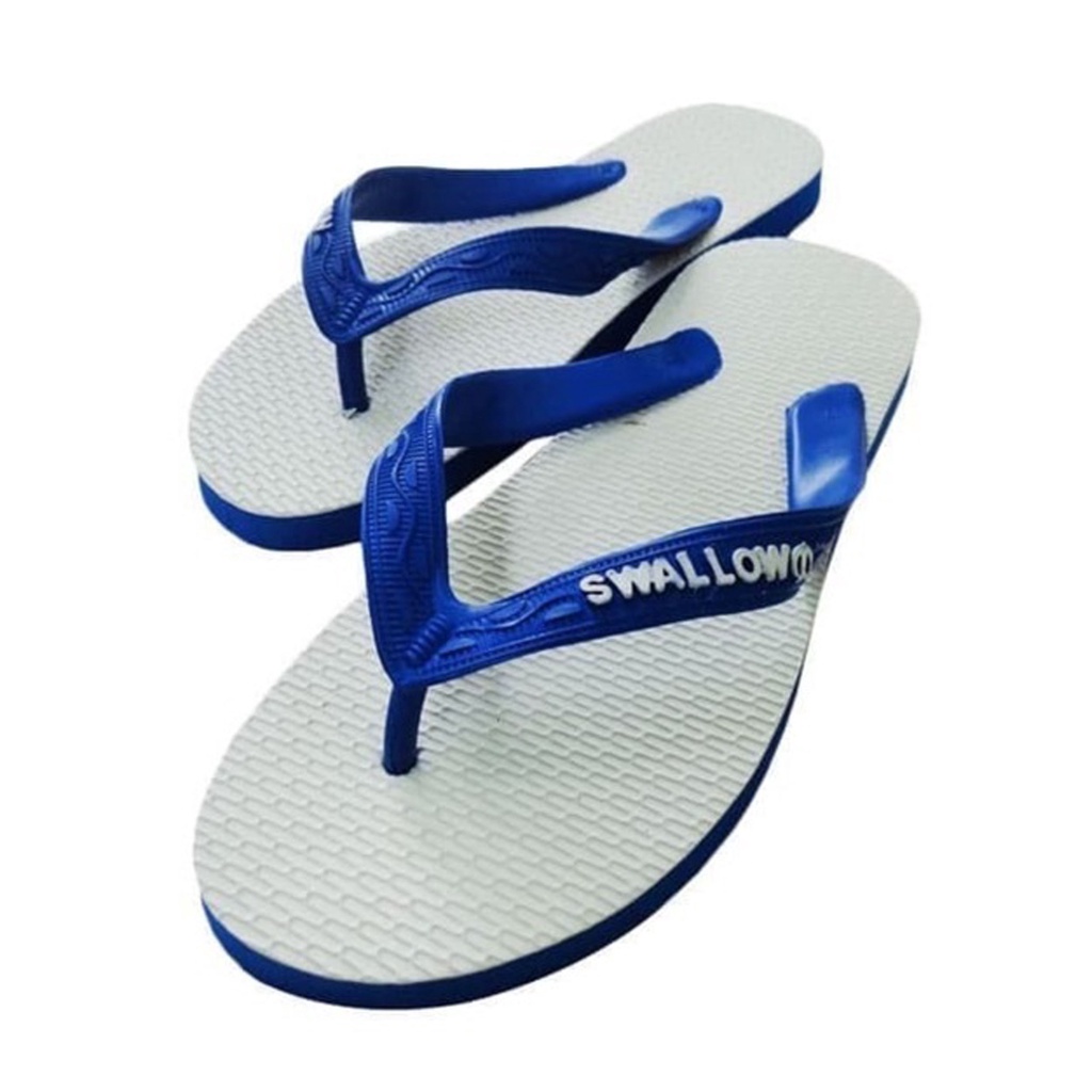 SANDAL JEPIT SWALLOW  DEWASA DAN ANAK MURAH-BIRU(11,5 / 30 CM)