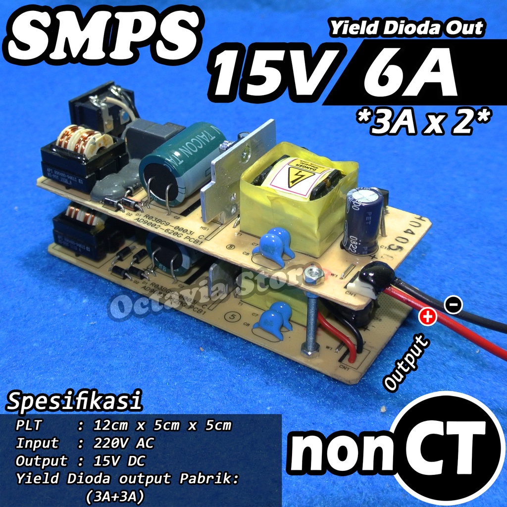 Adaptor Switching Power Supply 15V 6A, 15V 12A Smps