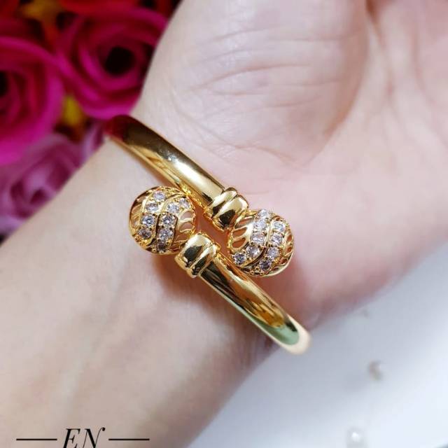 Xuping gelang lapis emas 24k 1028j