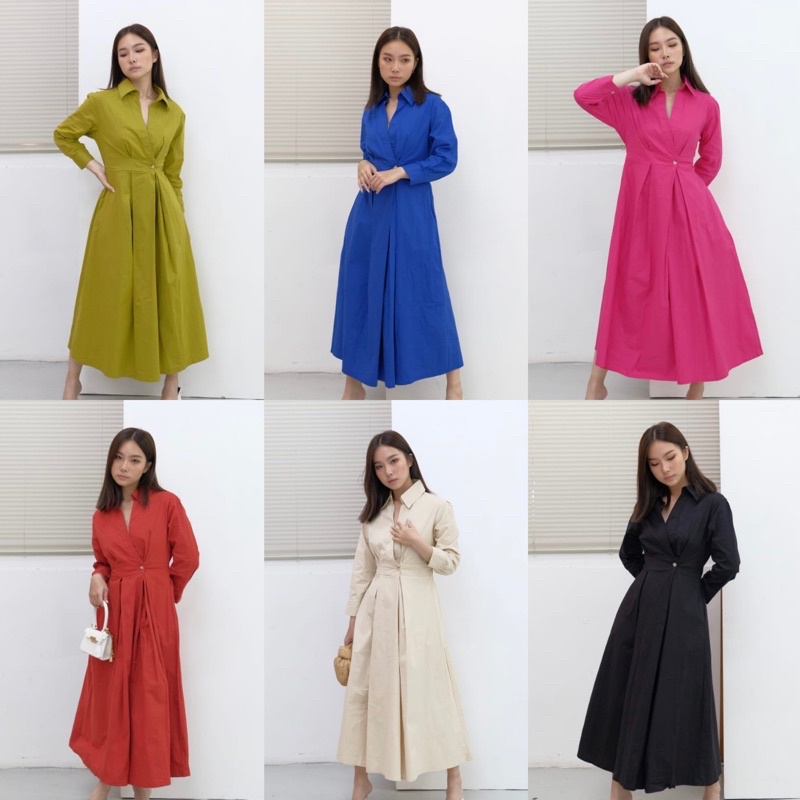 Byeol Dress - Wrap Dress / Wrap Skirt / Dress Lebaran / Dress Wanita / Pakaian Wanita / Baju Lebaran