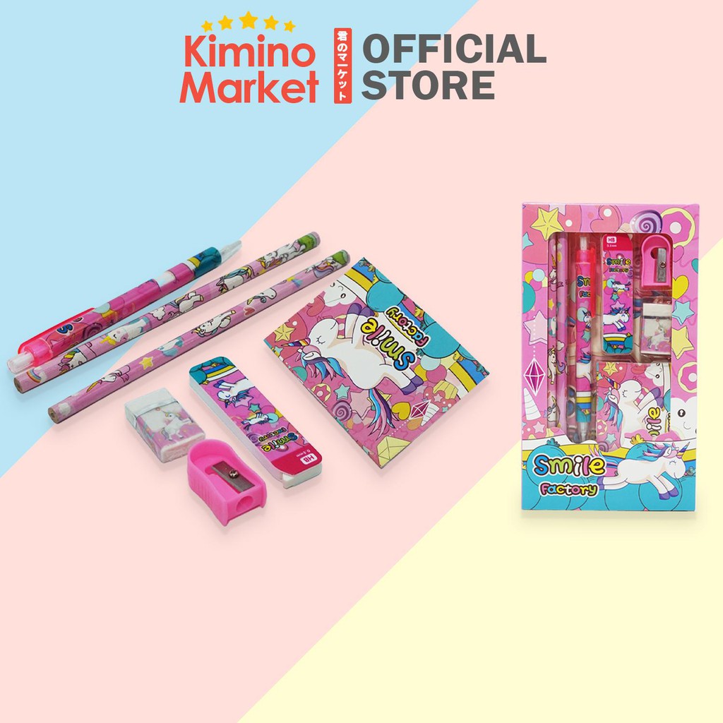 

Alat Tulis Set Untuk Siswa Pensil Isi Pensil Kayu Penghapus Peruncing Notebook Pensil Unicorn Lain