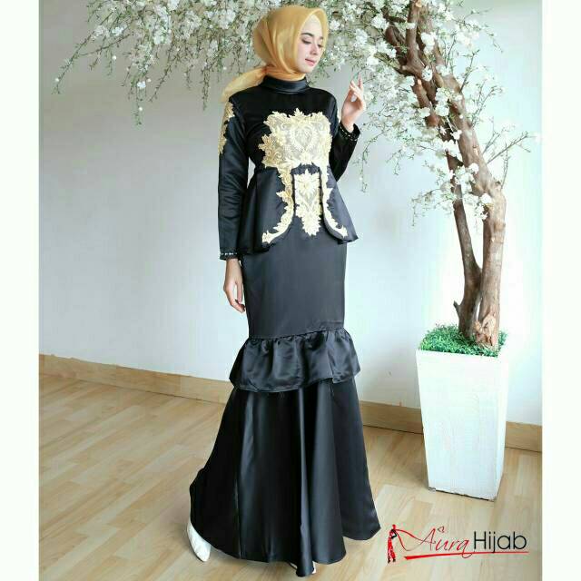 Gaun pesta gamis by aura hijab