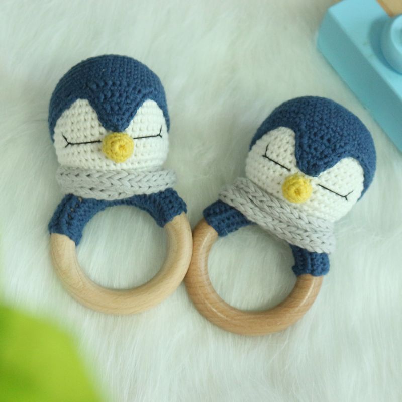 Mary Mainan Teether Bayi DIY Bahan Kayu