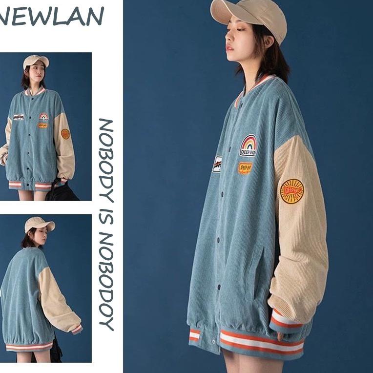 MRB.838645 ‑ Jaket Baseball Japanese Harajuku BF Unisex Jacket College Baseball --- Jodian Baseball 