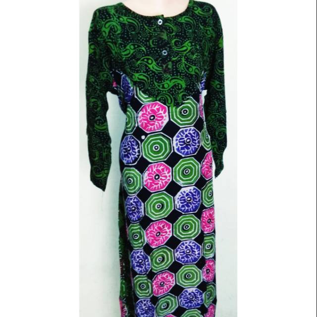 Daster batik longdress katun rayon