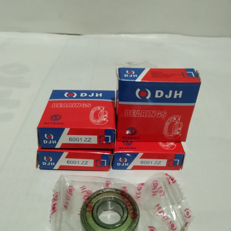 BEARING 6001 ZZ (DJH)TUTUP BESI