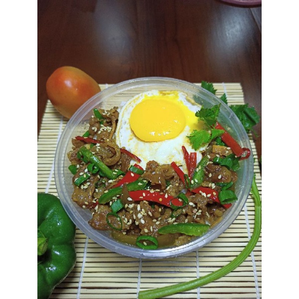 

Nasi Beef Yakiniku Enak Mantab